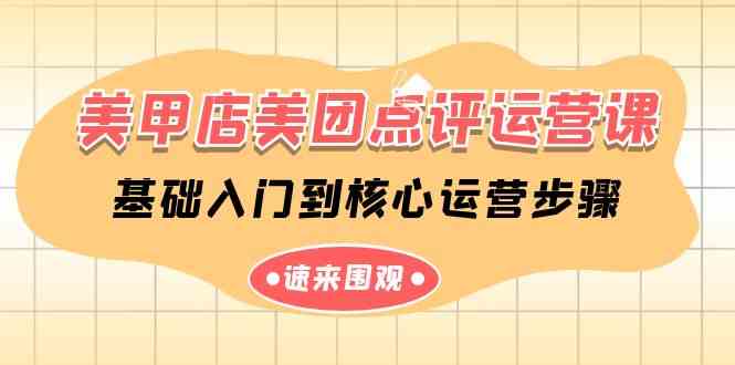 （9816期）美甲店-美团点评运营课，基础入门到核心运营步骤（14节课）-狂神云浏览专注活动，软件，教程分享！总之就是网络那些事。