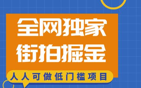 全网独家一街拍掘金，低门槛人人可做的赚钱项目【揭秘】-狂神云浏览专注活动，软件，教程分享！总之就是网络那些事。
