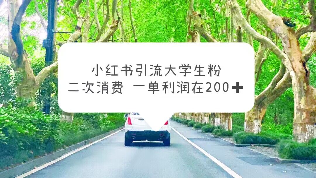 （5914期）小红书引流大学生粉，变现项目，一单利润在200+（教程+资源）-狂神云浏览专注活动，软件，教程分享！总之就是网络那些事。