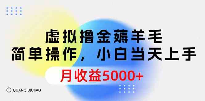 （9864期）虚拟撸金薅羊毛，简单操作，小白当天上手，月收益5000+-狂神云浏览专注活动，软件，教程分享！总之就是网络那些事。