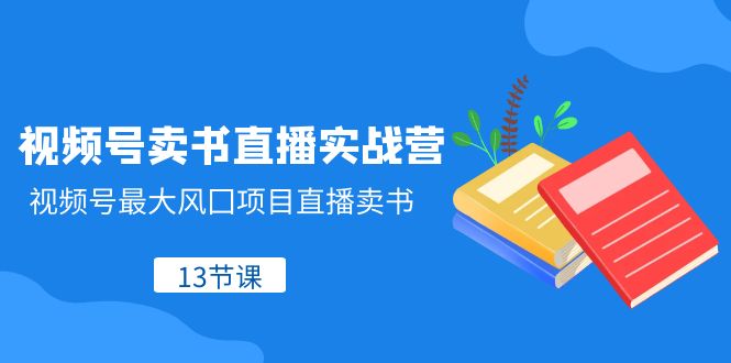 （8080期）视频号-卖书直播实战营，视频号最大风囗项目直播卖书（13节课）-狂神云浏览专注活动，软件，教程分享！总之就是网络那些事。