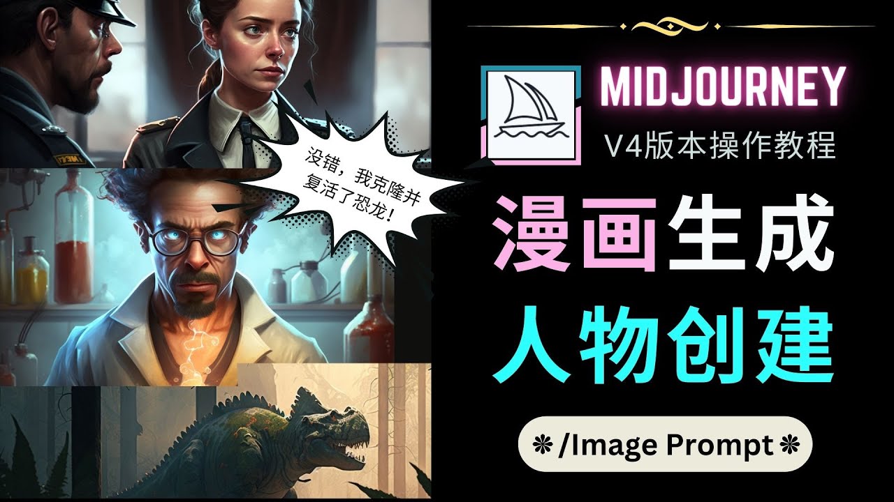 （4899期）Midjourney V4版本操作教程：2个简单参数，完成漫画生成，人物创建-狂神云浏览专注活动，软件，教程分享！总之就是网络那些事。