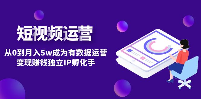 （4758期）短视频自然流IP第2期：从0到月入5w成为有数据运营变现赚钱独立IP孵化手-狂神云浏览专注活动，软件，教程分享！总之就是网络那些事。