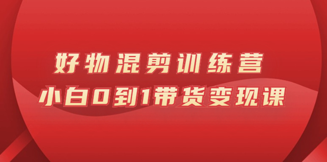 （2598期）万三好物混剪训练营：小白0到1带货变现课-狂神云浏览专注活动，软件，教程分享！总之就是网络那些事。