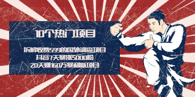 （1938期）拆解收费599的国外调查项目+抖音7天暴涨5000粉+20天赚160万暴利新项目-狂神云浏览专注活动，软件，教程分享！总之就是网络那些事。