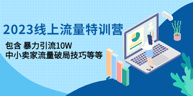 （4567期）2023线上流量特训营：包含暴力引流10W+中小卖家流量破局技巧等等-狂神云浏览专注活动，软件，教程分享！总之就是网络那些事。