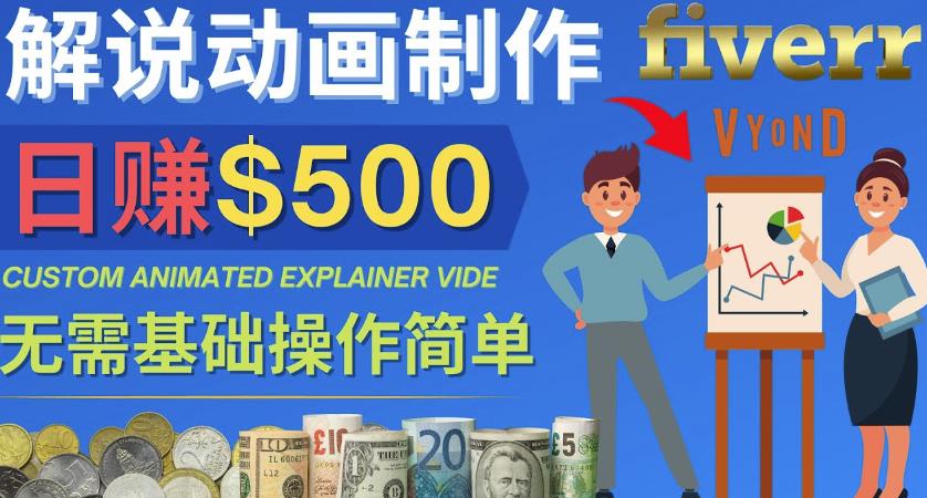 制作解说类动画视频（Animated Explainer）日赚500美元以上-0基础可操作-狂神云浏览专注活动，软件，教程分享！总之就是网络那些事。