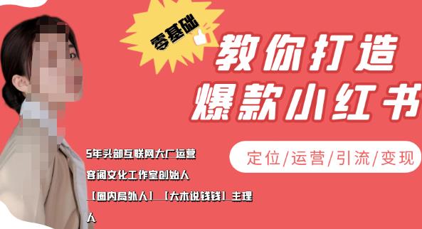 学做小红书自媒体从0到1，零基础教你打造爆款小红书（定位/运营/引流/变现）-狂神云浏览专注活动，软件，教程分享！总之就是网络那些事。