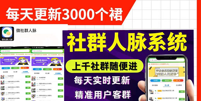 （2897期）微信群采集系统，每天实时更新1000+微信群【永久免费版】-狂神云浏览专注活动，软件，教程分享！总之就是网络那些事。