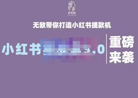 谢无敌·小红书实战营3.0，无敌带你打造小红书提款机 价值7999元-狂神云浏览专注活动，软件，教程分享！总之就是网络那些事。