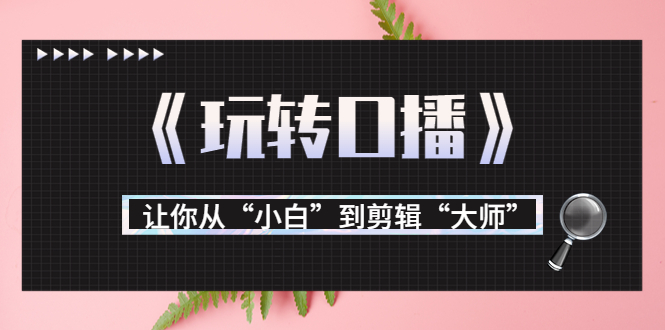 （3571期）月营业额700万+大佬教您《玩转口播》让你从“小白”到剪辑“大师”-狂神云浏览专注活动，软件，教程分享！总之就是网络那些事。
