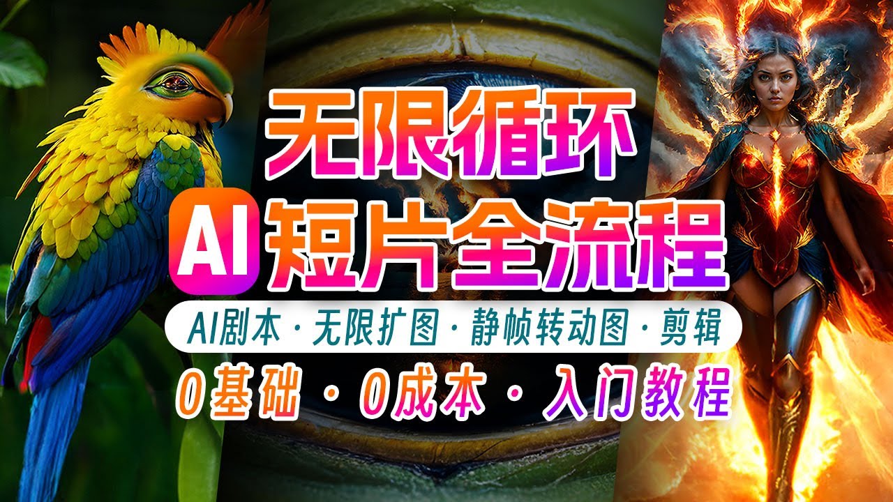AI剪辑无限循环画面：新手轻松月入上万-狂神云浏览专注活动，软件，教程分享！总之就是网络那些事。