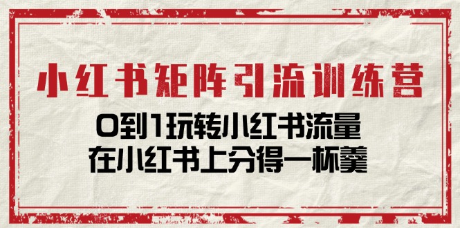 （11450期）小红书矩阵引流训练营：0到1玩转小红书流量，在小红书上分得一杯羹-14节课-狂神云浏览专注活动，软件，教程分享！总之就是网络那些事。