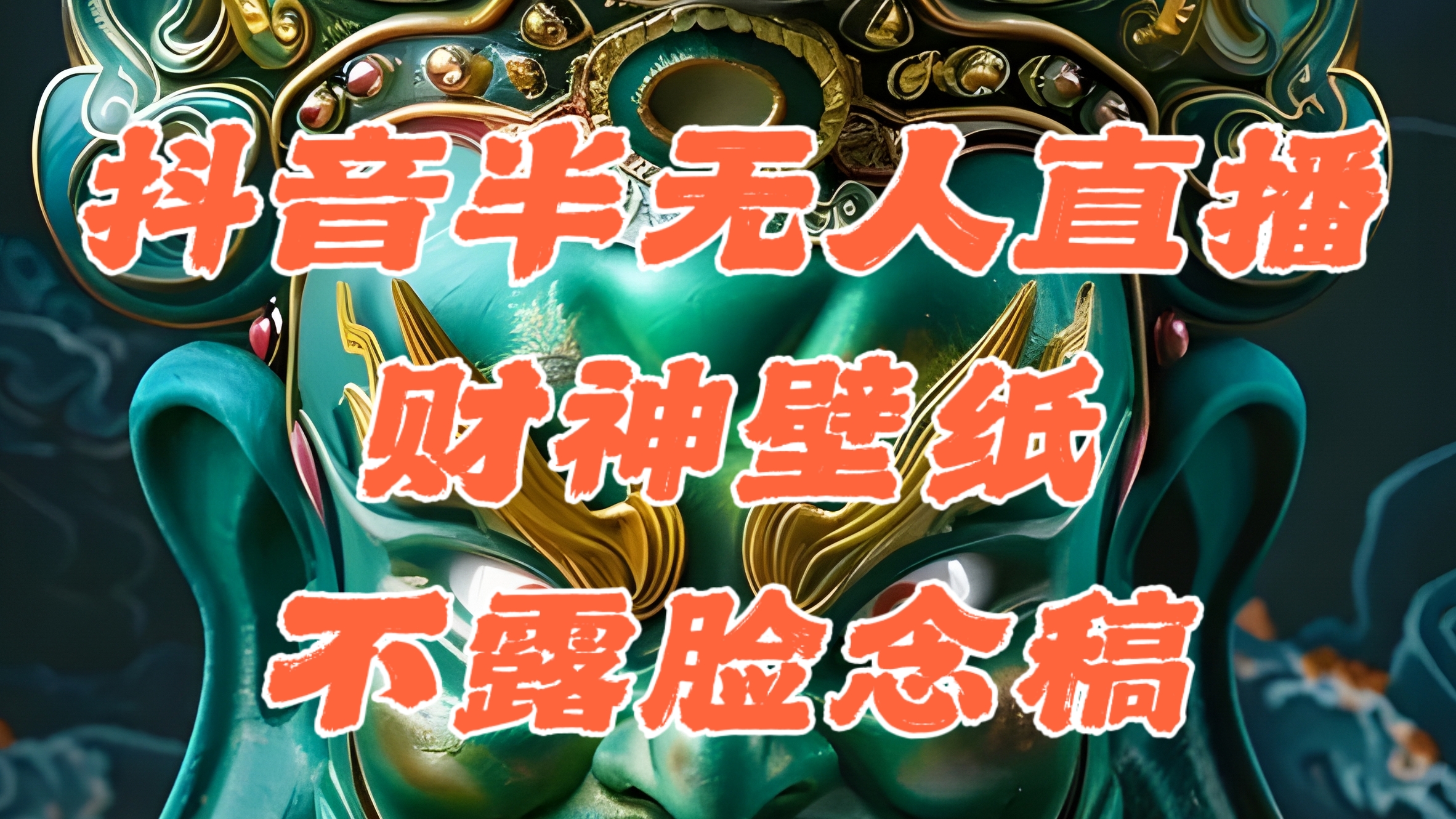 （12036期）抖音半无人直播公会素材撸音浪，生肖财神AI图直播不露脸读稿，单日1000+-狂神云浏览专注活动，软件，教程分享！总之就是网络那些事。