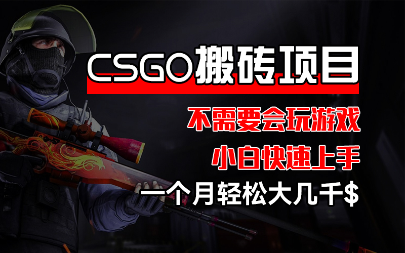 （12332期）CSGO 装备搬砖项目，操作简单，不需要会玩游戏，小白也能快速上手，一…-狂神云浏览专注活动，软件，教程分享！总之就是网络那些事。