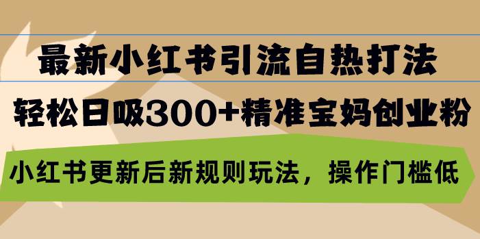 （13145期）最新小红书引流自热打法，轻松日吸300+精准宝妈创业粉，小红书更新后新…-狂神云浏览专注活动，软件，教程分享！总之就是网络那些事。
