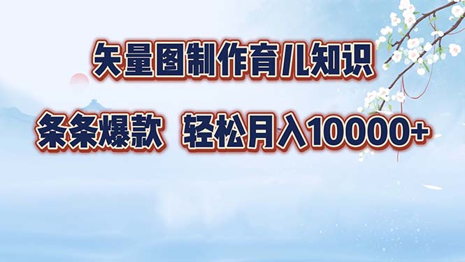 （12902期）矢量图制作育儿知识，条条爆款，月入10000+-狂神云浏览专注活动，软件，教程分享！总之就是网络那些事。