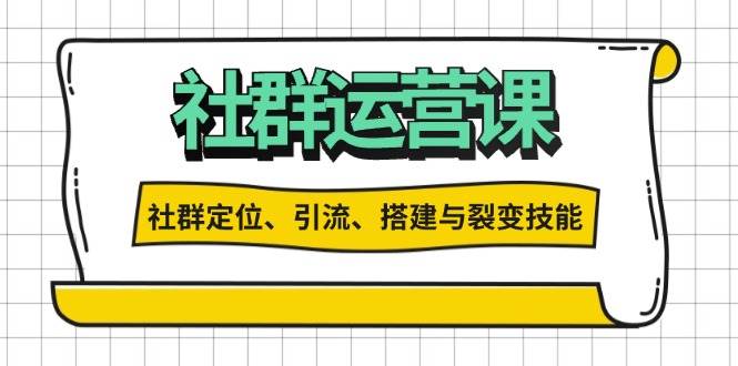 （13479期）社群运营打卡计划：解锁社群定位、引流、搭建与裂变技能-狂神云浏览专注活动，软件，教程分享！总之就是网络那些事。