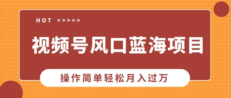 （13945期）视频号风口蓝海项目，中老年人的流量密码，操作简单轻松月入过万-狂神云浏览专注活动，软件，教程分享！总之就是网络那些事。
