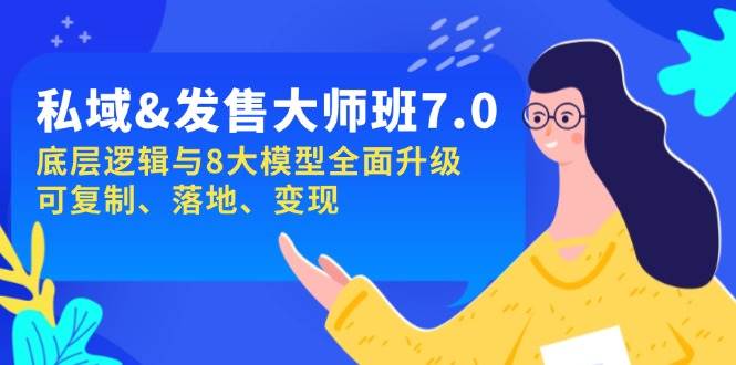 （14108期）私域&发售-大师班第7期，底层逻辑与8大模型全面升级 可复制 落地 变现-狂神云浏览专注活动，软件，教程分享！总之就是网络那些事。
