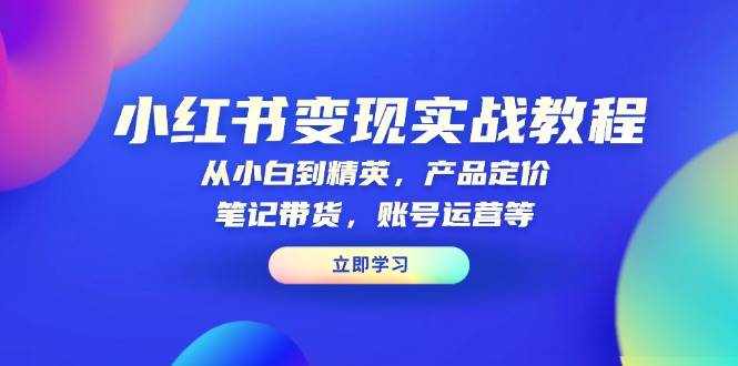（13923期）小红书变现实战教程：从小白到精英，产品定价，笔记带货，账号运营等-狂神云浏览专注活动，软件，教程分享！总之就是网络那些事。