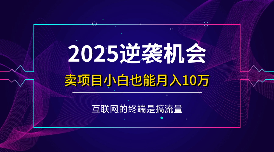 （14122期）项目标题：2025逆袭机会，卖项目小白也能轻松月入10万+-狂神云浏览专注活动，软件，教程分享！总之就是网络那些事。